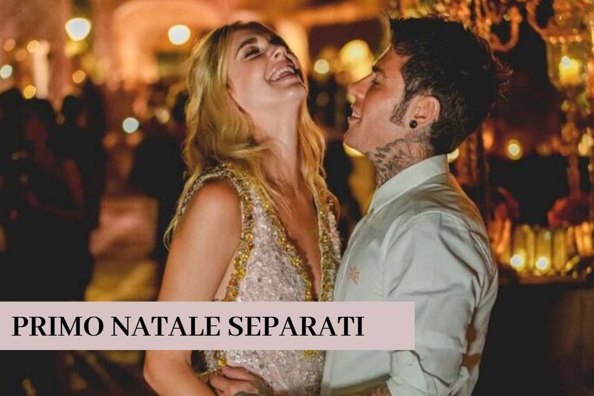 Fedez e Chiara al matrimonio